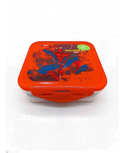 Contenedor Hermético Cuadrado Infantil Licencias 750 Ml