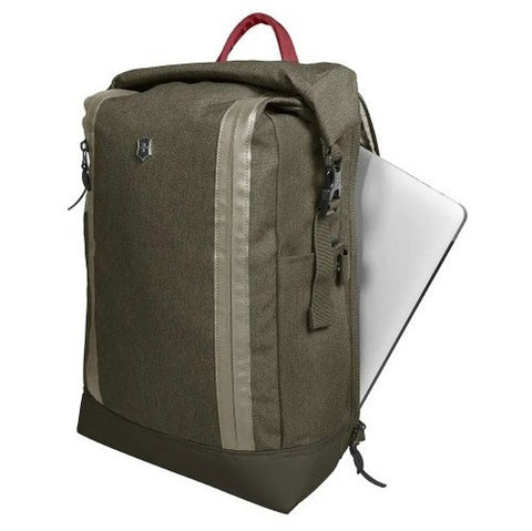 Mochila Almont Classic Rolltop Color Verde Victorinox 602148