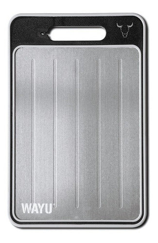 Tabla Cortar Carne Wayu Antifrost Doble Cara + Afilador
