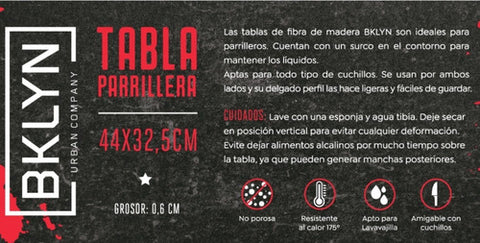 Tabla De Corte Picar L Fibra Madera + Grabado Laser Gratis