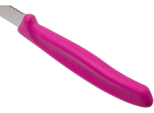 Cuchillos Verdura Dentado Rosa Victorinox 6.7636.l115b