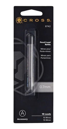Repuesto Portaminas 8742 Cross 0.7mm (15 Unidades)