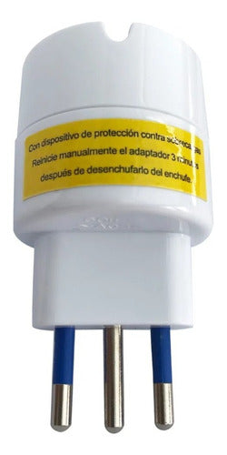 Adaptador Schuko Certificado Macrotel 10a 1500w Europeo