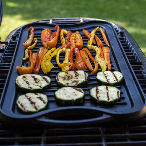 Plancha Grill Oblongo Reversible Con Asas La Creole 51x27 Cm