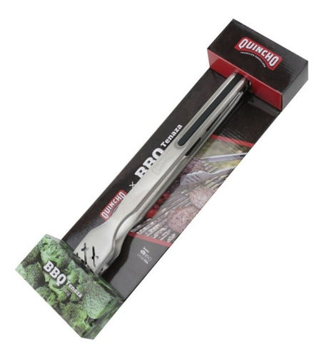 Pinza Tenaza Quincho BBQ Asado Premium 44cm Parrilla Cocina