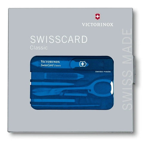 Swisscard Lite Victorinox Azul 0.7122.t2 Con Luz Premium