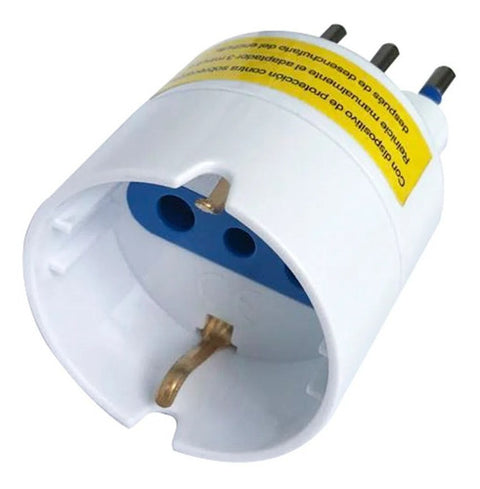 Adaptador Schuko Certificado Macrotel 10a 1500w Europeo