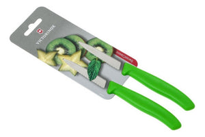 Cuchillos Verdura Dentado Verde Victorinox 6.7636.l114b + Grabado Personalizado