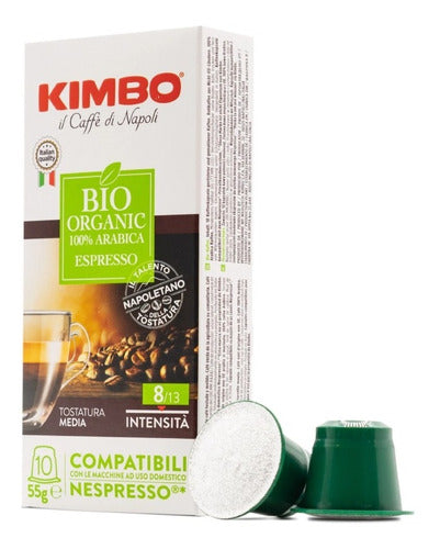 Capsulas Nespresso Kimbo Italiano Variedad Sabores  10 Caps