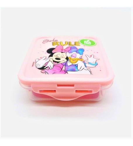Contenedor Hermético Cuadrado Infantil Licencias 500 Ml