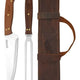 Set Parrillero Cuchillo Tenedor + Estuche Kangkawe + Grabado Láser
