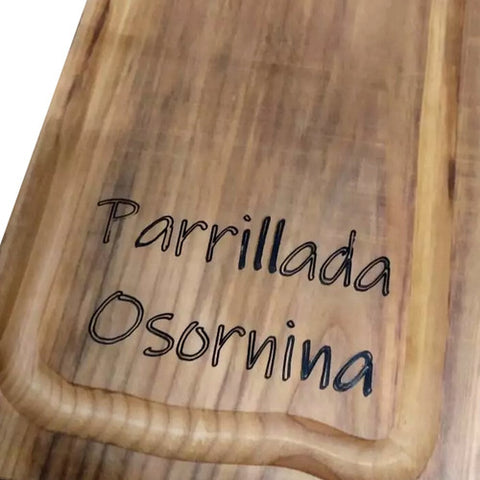 Tabla Para Carne Madera Nativa 30cm + Grabado Láser Gratis!
