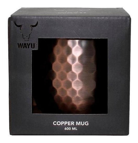 Mug Cobre Wayu Coctel Tragos Moscow Mule Bar Quincho Mojito Color Cobre
