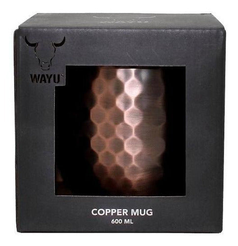 Mug Cobre Wayu Coctel Tragos Moscow Mule Bar Quincho Mojito Color Cobre