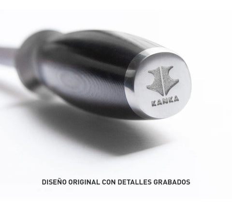 Chaira Kanka Astil Afilador Cuchillos Mango Fibra Carbono