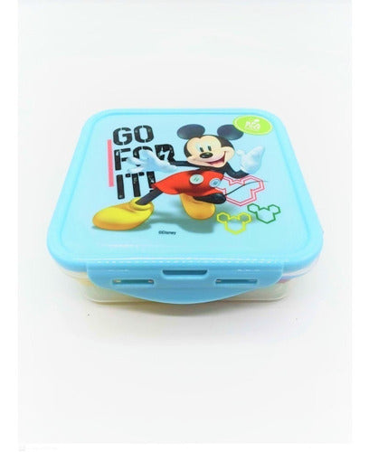Contenedor Hermético Cuadrado Infantil Licencias 750 Ml