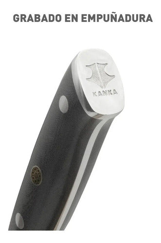 Cuchillo Acero Damasco Kanka Martillado XL 10  Pulgadas