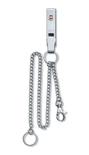 Llavero Con Cadena Victorinox Clip Con Mosquetón 4.1860