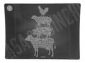 Individual Pvc Animales Wayu Cocina Mesa Mantel Sobremesa
