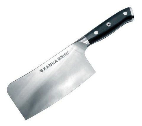 Cuchillo Hacha Acero Alemán Kanka Profesional + Grabado