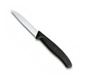 Cuchillo Dentado Victorinox Negro Hoja 8.5 Cm 6.7433hoja