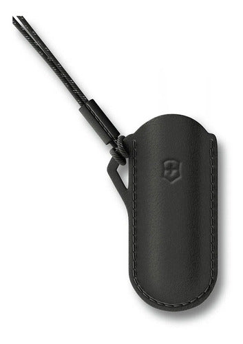 Estuche De Cuero Dark Illusion Victorinox 4.0670.3 Navaja