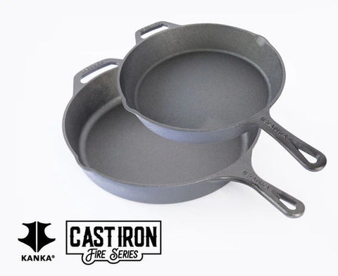 Set Sartenes Hierro Fundido Kanka 25-30cm Sartén Iron Cast