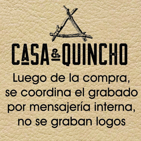 Tabaquera De Cuero Artesanal + Grabado Laser