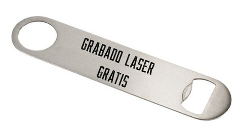 Destapador Botellas Cerveza Acero Inox Grabado Láser Gratis