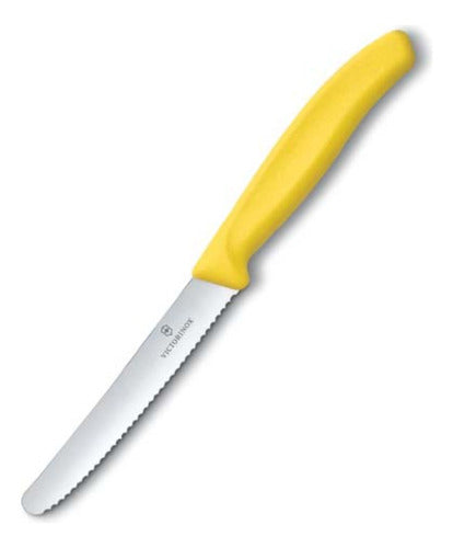 Cuchillo Cocina Victorinox Amarillo 6.7836.l118 Dentado 11cm