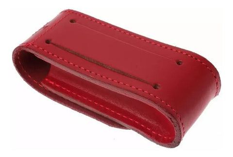 Estuche De Cuero Rojo Navaja 91-93mm Victorinox 4.0520.1