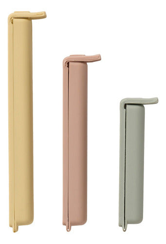 Caja 24 Clips / Pinzas Para Sellar Bolsas Almacenamiento