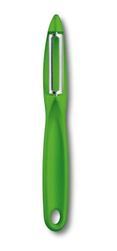 Pelador Universal Filo Doble Dentado Victorinox Verde Cocina