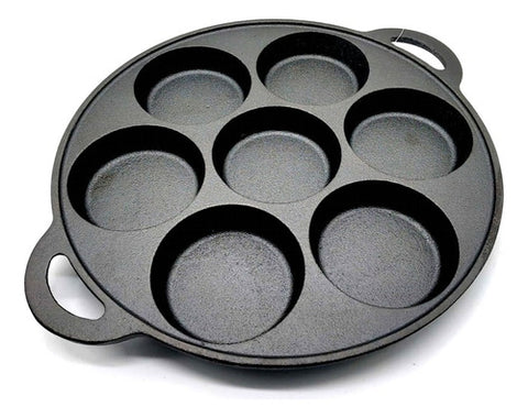 Plancha Provoletera Con Asas 26cm Fierro Fundido Hierro
