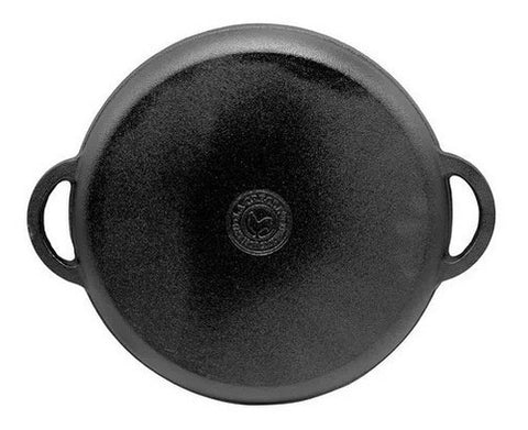 Plancha Hierro Fundido Circular 35cm La Creole Pizzas