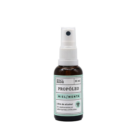 Propóleo Spray Miel Menta Libre De Alcohol 35ml Orgánico