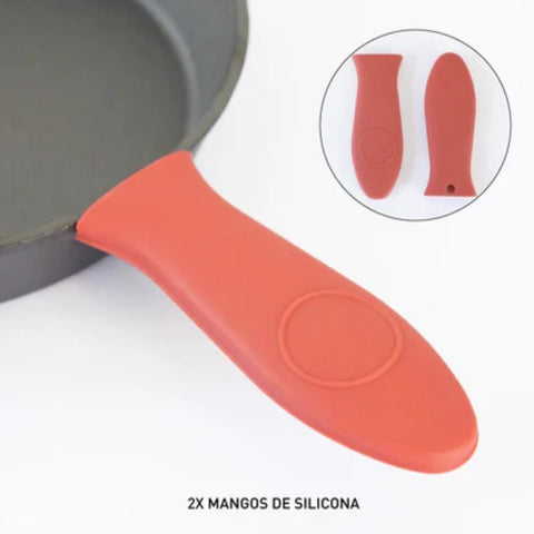 Set 2 Mango De Silicona Para Sartén De Hierro Fundido Kanka