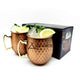 Set De 2 Vasos De Cobre Wayu