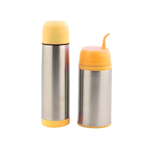 Set Termo Mate 400ml + Termo Bala Keep Amarillo