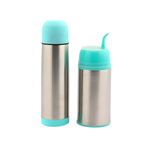 Set Termo Mate 400ml + Termo Bala Keep Celeste