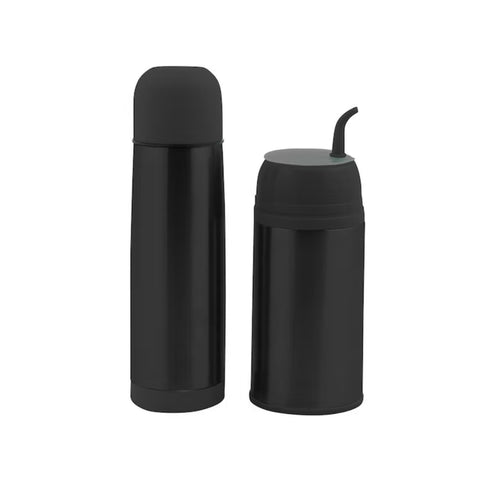 Set Termo Mate 400ml + Termo Bala Keep Negro