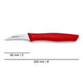 Set De Cuchillos Mondadores Cocina Arcos Premium Rojo