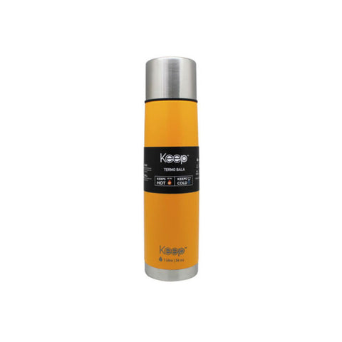 Termo Bala Keep 1 litro Amarillo