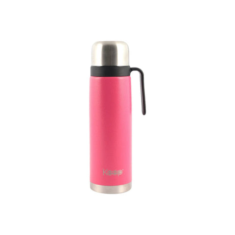 Termo Bala Keep 1lt Con Punta Dosificadora Rosa Claro