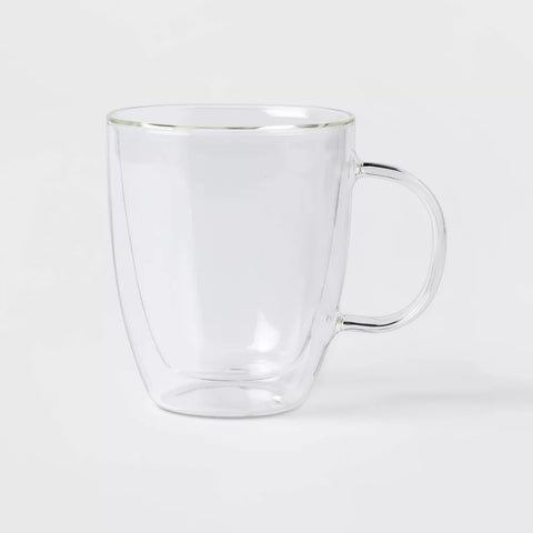 Tazon Vidrio Doble Pared 470ml Glasso