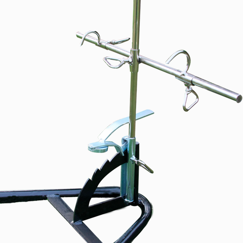Asador Vertical Estaca Asados Parrilla Premium X L Con Base