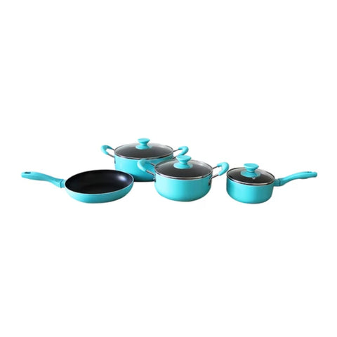 Batería De Cocina Keep 7 Piezas Titanium Pro Color Menta