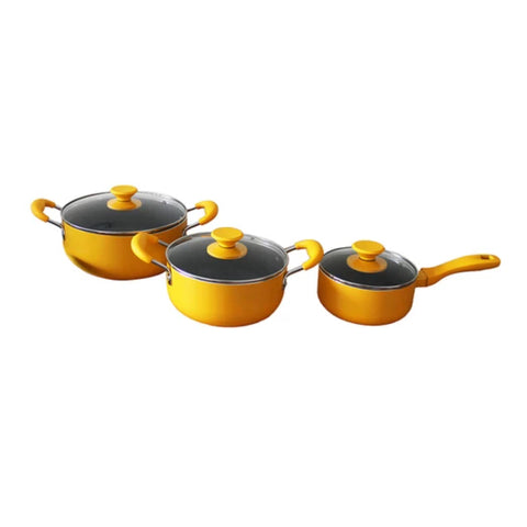 Batería De Cocina Keep 7 Piezas Titanium Pro Color Pumpkin