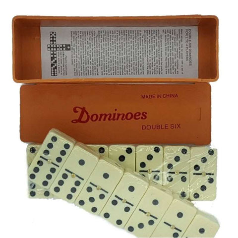 Juego De Mesa Dominó En Caja Carrete Quincho Parrilla
