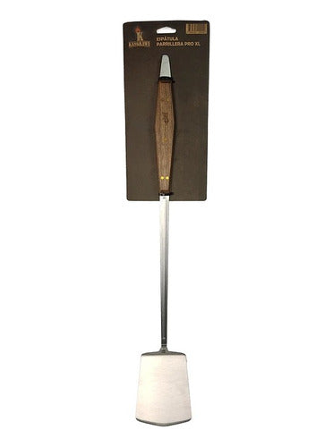 Espátula parrillera Pro XL Kangkawe en su caja original